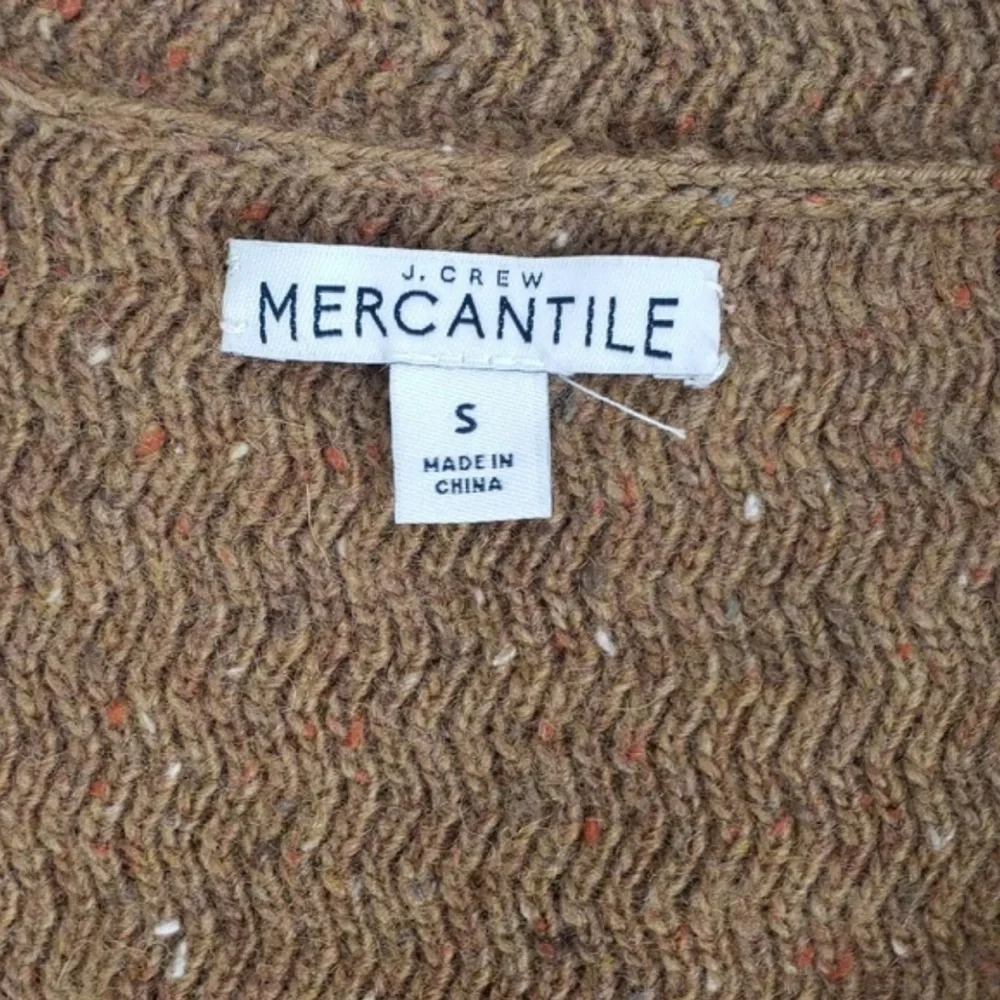 J.Crew Mercantile Donegal Coatagan lambswool blend sweater size S. EUC